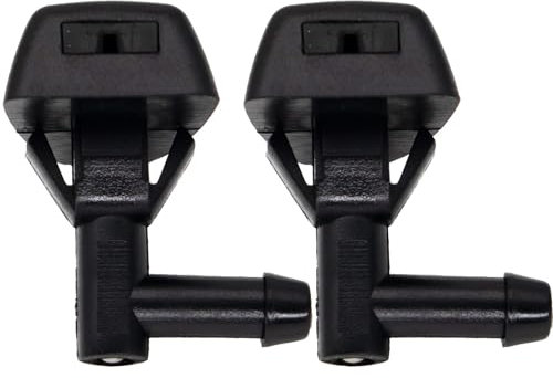 BSWRTH Waschwasserdüse Kompatibel Mit Volvo Für S60 2000 2001 2002 2003 2004 2005 2006 2007 2008 2009 2010 2 Stück Waschdüse 30655606