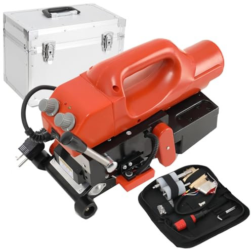 SAIYERUS 800W Auto Climbing Welding Machine, 10cm Lap Geomembrane Liner Hot Wedge Welder Kit Climbing Welding Machine Plastic Geomembrane Welder Layer Overlap Sealing Welding Machine Welder,220V