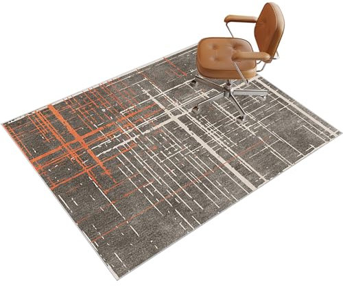 Tappetino per sedia da ufficio, per pavimenti duri, antiscivolo, da gaming, protezione per pavimento, 180 x 230 cm, tappeto per casa e ufficio, tappetino per sedia a rotelle per un facile spostamento