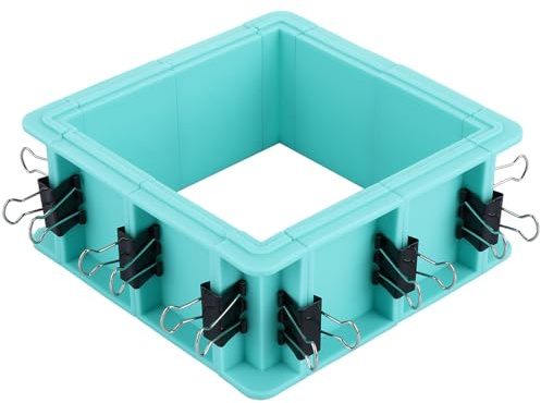 LDHHYH 2 Pack Adjustable Mould Housing Kit for Mold Box Making, Plastic Mould Housing Frame, Plastic Frame for DIY Resin, Candle, and Soap Moulds