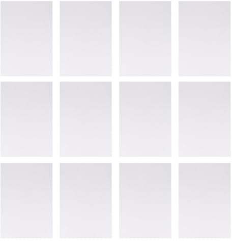 DEARMAMY A4 Double-Sided Release Paper 120Gsm White Anti-Adhesive Isolation Sheet 100Pcs Blank Separation Paper for Home Office and Hand Account Use