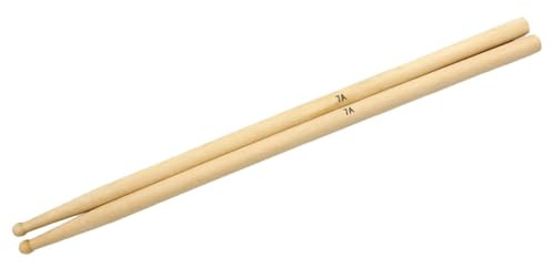 GARVALON Ahornholz Drumsticks 7A Schlagzeugstöcke für Erwachsene und Anfänger Ausgewogene Balance Langlebig und Vielseitig Percussion Zubehör