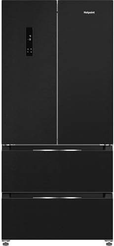 Hotpoint American Fridge Freezer - Dark Inox - D Rated