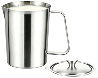 Jarra Medidora De Líquidos,Recipiente Resistente al Calor con Doble Escala y Tapa - Utensilios de Medición para Cocina - para Cocinar, Horno, Lavavajillas, Congelador, Cocina, Hogar