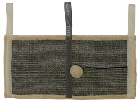 United Pets Cat Scratcher, Kratzbaum für Katzen, Kratzmatte, Schutz für Tisch, Grau, aus Sisal - Einheitsgröße