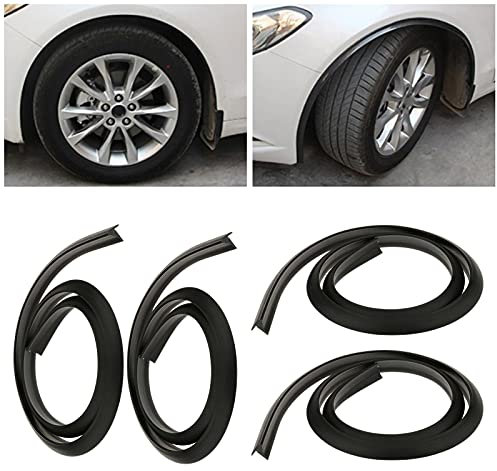 Lot de 4 élargisseurs d'aile universels - 1,5 m - En caoutchouc - Pour voiture