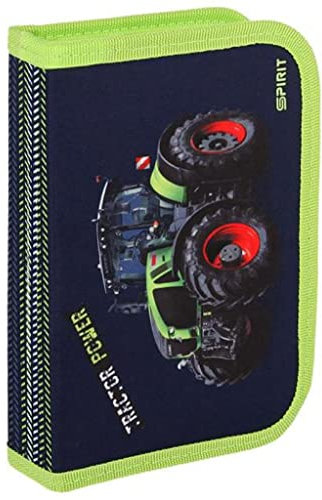 TTS Schüler-Etui Traktor 28 teilig 1-Zipper