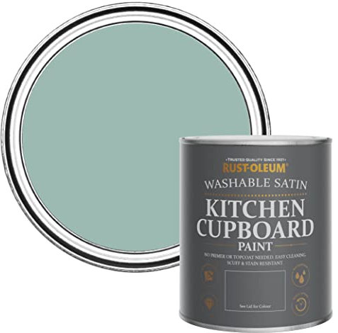 Rust-Oleum Küchenmöbellack in seidenglänzendem Finish - Marineblau 750ml