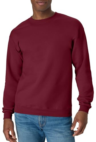 Hanes EcoSmart Sweatshirtecosmart för män, Glöggsbär 1-pack, L