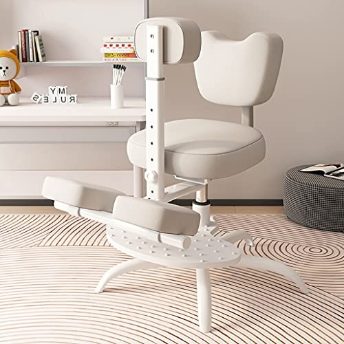 Verstellbarer Hebe-Kniestuhl, Schüler verbessert und korrigiert die Körperhaltung, ergonomische Sitze, Brustschutzstange, Beinstütze mit Fünf-Klauen-Struktur (Farbe: Blau)