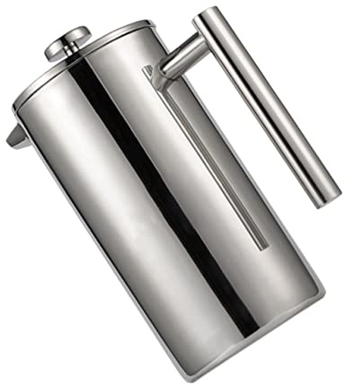 HEMOTON Cafetière à Piston Acier Inoxydable Filtre à Café Et Thé Infuseur Pratique Pour Boissons Chaudes Et Froides Pour Maison Moments Entre
