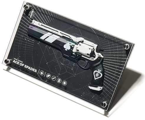 Numskull Figurine d’Arme Exotique Ace of Spades – Statue de Collection en édition limitée 30 x 17 cm – Produit Officiel Destiny – Figurine du Jeu vidéo FPS de Science-Fiction