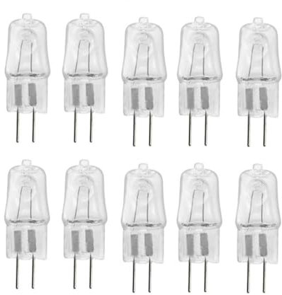 UGEFKMQ 10Pc Lampadina Alogena G4 220V 10W Dimmerabile Alogeno Lampada G4 Bianca Calda Per Lampadari Di Cristallo, Plafoniere Per Stufe A Microonde 20W