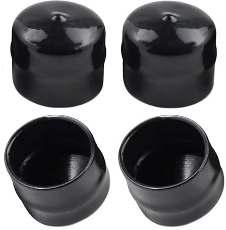 Mizoneparts 4 Stück 532104757 Gummi-Radachsen-Nabenkappen, kompatibel mit Husqvarna Craftsman AYP Poulan Weed Eater Ariens Sears Ryobi Roper Rasentraktor Rasentraktor Rasentraktor und Schneefräse