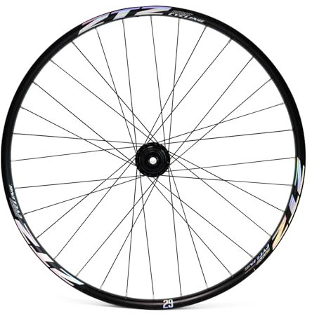 Wkantlaes Mountain Bike Wheelset, Aluminum Alloy Rim 32H High Strength Bike Wheels, Front 15 * 110mm Rear 12 * 148mm Disc Brake MTB Wheelset, Fit 8-12 Speed Cassette,Rear Wheel,29Inch