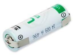 Pile LS17500T2 3,6 V Lithium 3600mAh Li-SoCl2 AA Languette a souder