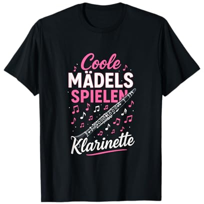 Coole Mädels Spielen Klarinette - Klarinette T-Shirt