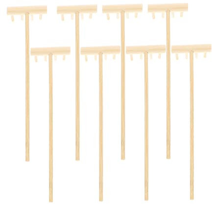 Toddmomy 8 pièces Mini Râteaux pour Jardin Zen Accessoires de Décoration de Table Outils de et Sable