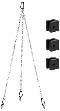 Campfire Tripod Grill - Treppiede Pit Fuoco Esterno In Lega Di Alluminio | Porta fossa Triangolare Esterna Rimovibile | Supporto Pentola Multifunzionale | Griglia Di Cottura Staccabile P