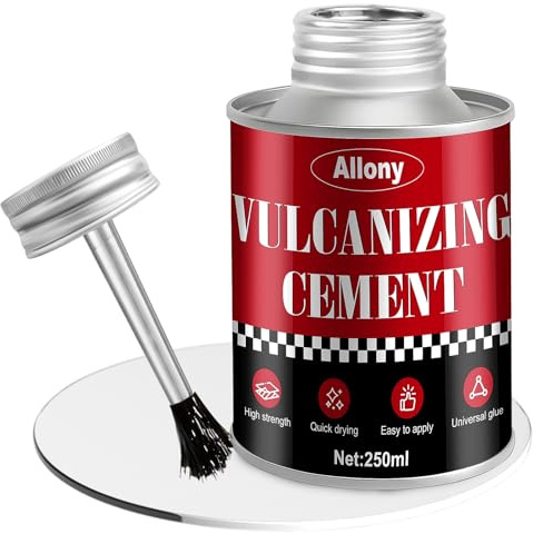 Reparaturset, Vulkanisierflüssigkeit, Reifendichtmittel Fahrrad, 250ML | Vulkanisierkleber, Gummikleber Extra Stark Wasserfest für Reparatur von Fahrrad und Autoreifen Schlauchflicken