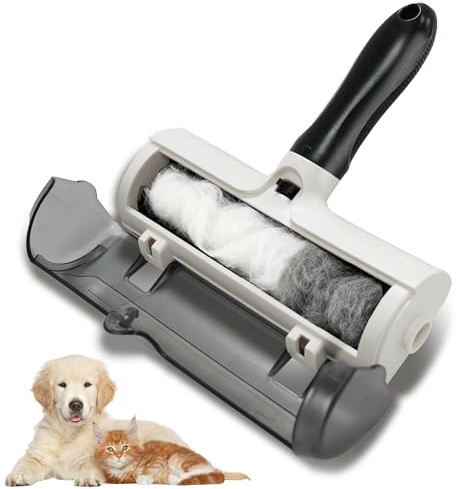 NursCare Wiederverwendbare Fusselrolle für Tierhaare – extra klebriger, waschbarer Katzen- und Hundehaarentferner für Möbel, Couch, Teppich und Auto – umweltfreundliches, tragbares