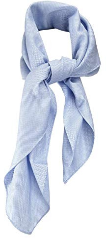TigerTie Nickituch huvudduk halsduk piké vanlig mönstrad – storlek 70 x 70 cm, blå-vit, Tuchgröße 70 x 70 cm