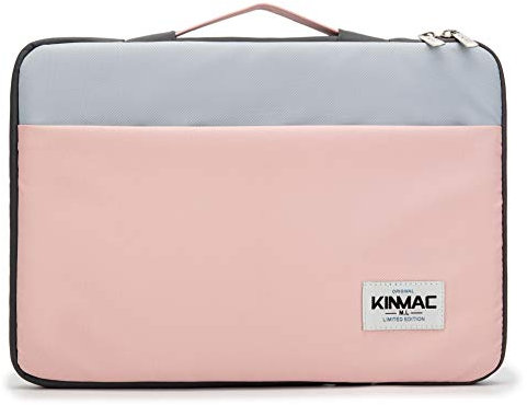 Kinmac 360° Protective Laptop Sleeve Case Bag Cover with Handle for MacBook Pro 16 inch,16 inch HP,Lenovo,Dell,ASUS,Acer Ultrabook and Business Laptop (Pink-Blue)