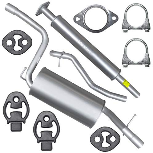 Adamot Schalldämpferset Auspuffanlage Auspuff für Focus 2 II MK2 Focus C-Max 1 I MK1 1.6i 1.8 16V 1.6i 1.8 16V 2.0i