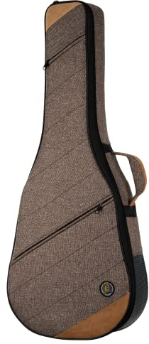 Ortega Gutiars Guitar Soft Case - Tasche für Linkshänder 4/4 Klassische Gitarre - Höhe 103,5 cm - Breite 39 cm - Baumwolle / Leinen, Braun (OSOCACL-CP-L) | für Konzertgitarren, Höhe 103,5cm Breite 39cm, mit Schultergurten, Baumwolle / Leinen, Braun, OSOCACL-CP-L