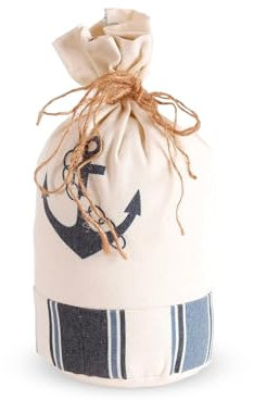 Tier Türstopper für den Boden - Verankerung-Design - Dekorativer Halter und Stopper - 120 x 120 x 245 mm - Sandfüllung - Widerstandsfähig - REI