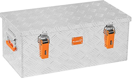 alubox Werkzeugkiste Riffelblech ABX-RL45 Aluminium 1,5mm Werkzeugkiste leicht und robust 45 Liter