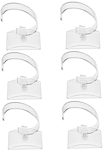 VALICLUD Acryl Uhrenhalter 6 Stück Schmuckdisplay Armbandhalter Transparent Uhrenständer Für Schmuckaufbewahrung Und Schutz