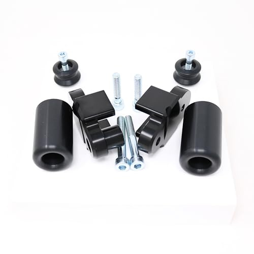Shogun Bundle Kit USA Made Kaw Ninja ZX6R ZX-6R ZX 636 2024 2025 2026 KRT NO Cut Black Frame Sliders & Matching Swingarm Spools Fits ABS & Non ABS Models - 751-4469