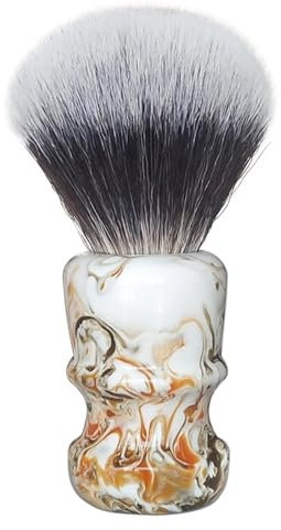 ZACUNXY Rasierpinsel,Shaving Brush 24 mm Kaffee-Rasierpinsel aus Kunsthaar for Herren