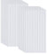 Froadp 14 Stück UV-beständigem Polycarbonat Hohlkammerstegplatten 700g/㎡ Doppelstegplatte Gewellte Gewächshausplatte für Garten Treibhaus(605x1210x4mm, Transparent)