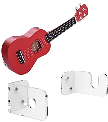 Katutude Supports Muraux pour Guitare, Supports Mural pour Guitare en Transparent, Support Mural Guitare Classique, Support Guitare Murale pour Violon de Guitare