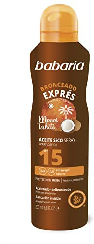 Babaria - Bruma Solar Autobronceador Corporal | Protector Solar 15 Spf | Autobronceador Corporal Exprés | Bronceador Solar Babaria En Spray | Sunscreen