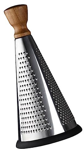 OUNONA RâPe Conique Ounona En Acier Inoxydable Avec Manche En Bois Pour Cuisine Multifonctionnelle Fromage Chocolat LéGumes Pour Usage Domestique Et Restaurant