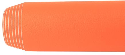 Surriba Piel para Tapizar Naranja 40*300cm, Cuero Adhesivo para Tapizar Sofás y Sillas, Reparador Cuero Ideal para Restaurar y Decorar