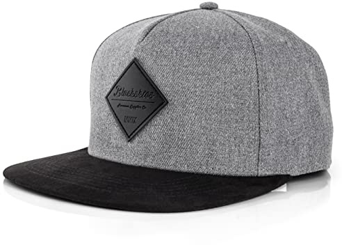 Blackskies® Port Snapback Cap | Damen Herren Baseball Kappe | Basecap mit Kunst-Wildleder Schirm Suede Diverse Farben Cap - Männer Frauen Unisex Streetwear Outdoor Sommer Freizeit