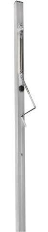 Sport-Thieme Spielpfosten Multi | Spindelspannmechanik | Bodenhülsen inkl. | Aluminium, eloxiert | Für Schul- und Vereinssport | Eloxierte Ausführung | 27 kg