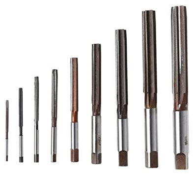 QUNINE 9 Teile/Satz 3mm-16mm H8 Cutter Gerade Schaft HSS Maschine Hand Reibahlen Hand Reibahle Set