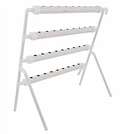 Mini giardino intelligente, di coltivazione idroponica, kit da giardino Attrezzature agricole Tubo in PVC di coltivazione idroponica verticale Piantatrice for serra familiare facile da usare, Coltura