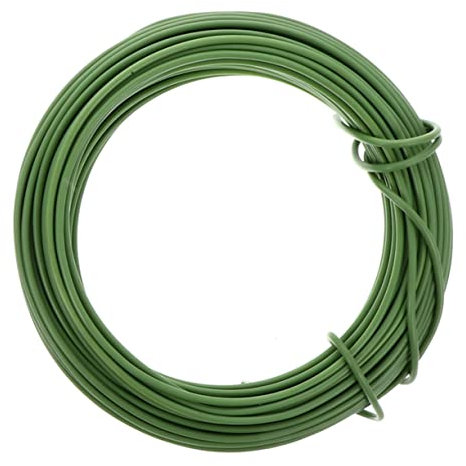 TINEASUR Attache de Jardin en TPR Vert, Serrage-câble Flexible et Sécurisé pour Fixation des Plantes, Jardinage et L'entretien des Branches