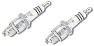 RIDE AND CUSTOM 2 Stück Iridium Zündkerze passend für KYMCO VITALITY 50 2T 2004-2018