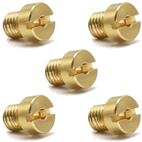 cyclingcolors 5x Getto Ugello principale Carburatore Compatibile con PHBN-PHVA 6mm N° 118 ideale scooter ciclomotore moto pocket bike quad 50cc motore termico ricambi