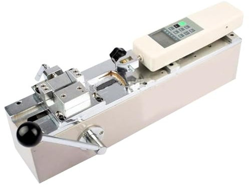 500N Digital Force Meter Pull Force Gauge - Manual Horizontal Push-Pull Meter - 150mm Effective Travel - Wire Harness Tensile Pull Force Tester Equipment