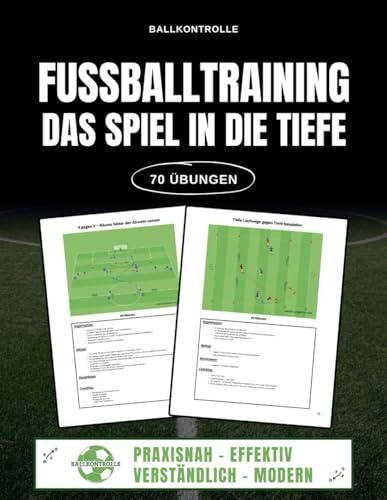 Fußballtraining - Das Spiel in die Tiefe