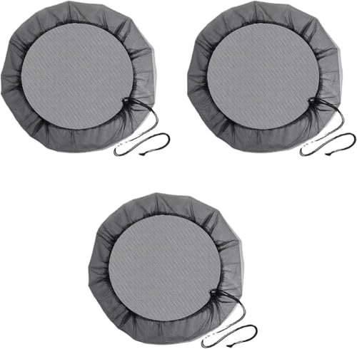 Housse De Protection pour Tonneau De Pluie - Filet De Protection Contre La Pluie - Résistant À l'abrasion - Couvercle De Citerne d'eau pour Jardins, Terrasses Et Espaces Extérieurs-100 Cm.