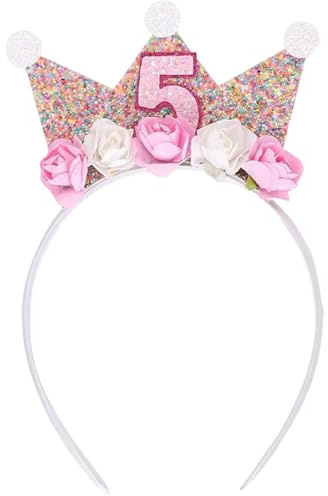 WANTUSHUI Krone Geburtstag 3 Jahre MäDchen Geburtstagsdeko,Geburtstagskrone MäDchen Geschenk,Prinzessin Krone Kinder Junge,Prinzessin Geburtstag Deko SchäRpe,Krone Kindergeburtstag Crown,Birthday